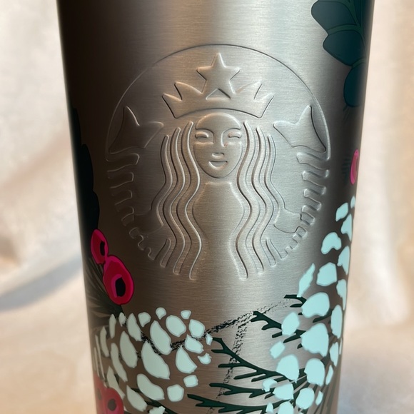 Starbucks 2021 holiday stainless steel tumbler - Picture 3 of 11